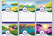 Calendar Design Templates Layout, a Stationery Template by MightyDesign (Thumbnail 3 of 8)