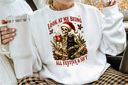 Funny Christmas Png, Snarky Skeleton, a Seasonal Illustration by Sublimation Artist (Thumbnail 2 of 9)