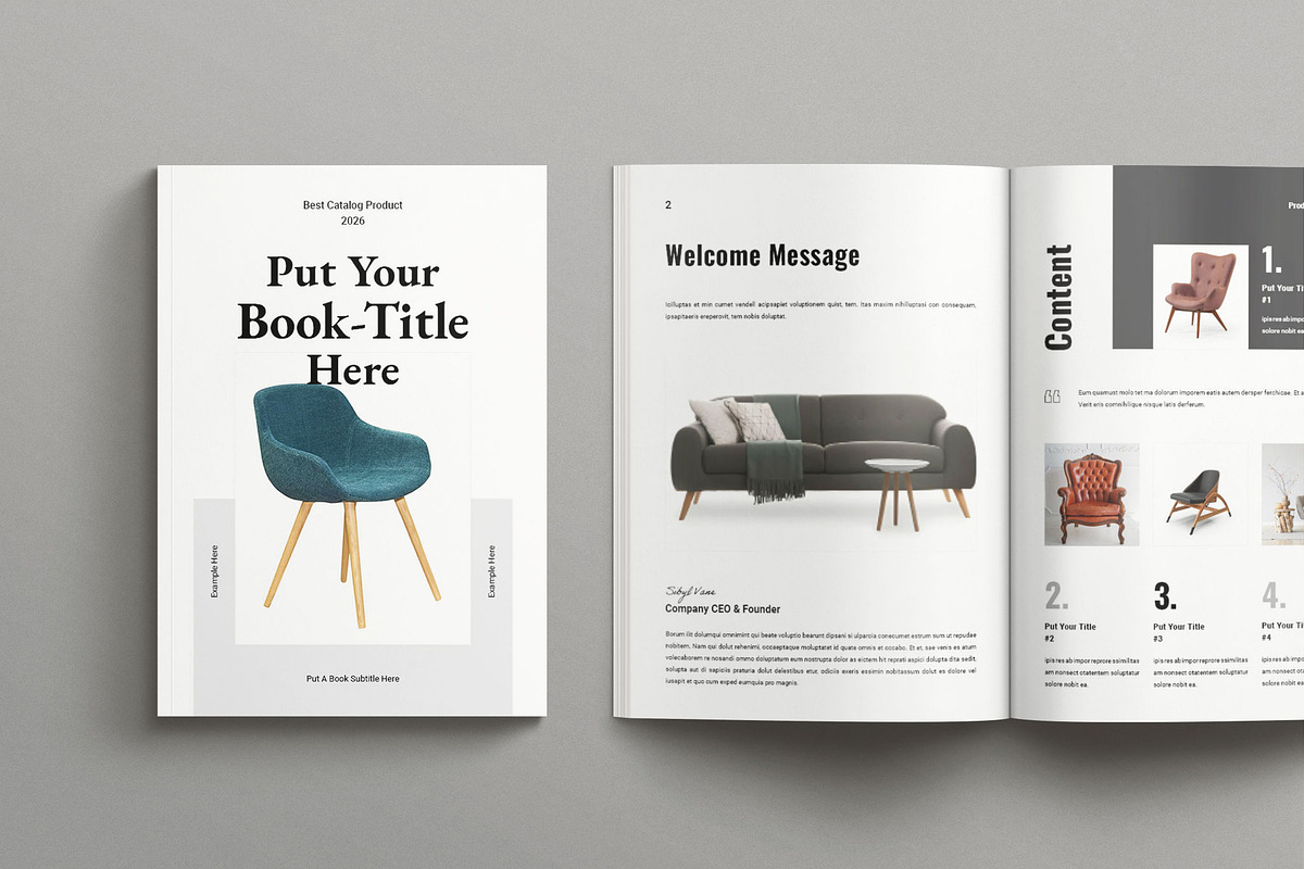 Modern Catalog Design Template, a Brochure Template by RsmBoutique2021 (Photo 2 of 5)