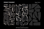TOOORN - Series of Torn Paper Mockup, a Texture Graphic by BORT GRAPHIC (Thumbnail 11 of 12)