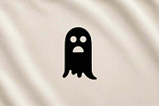 Scared Ghost Silhouette Vector, an Object Illustration by Vectorium Studio (Thumbnail 3 of 4)