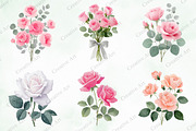 Blush And Silver Glam Roses, an Illustration by Creative Art (Thumbnail 6 of 10)