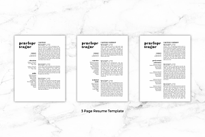 Creative Resume Template - Penelope