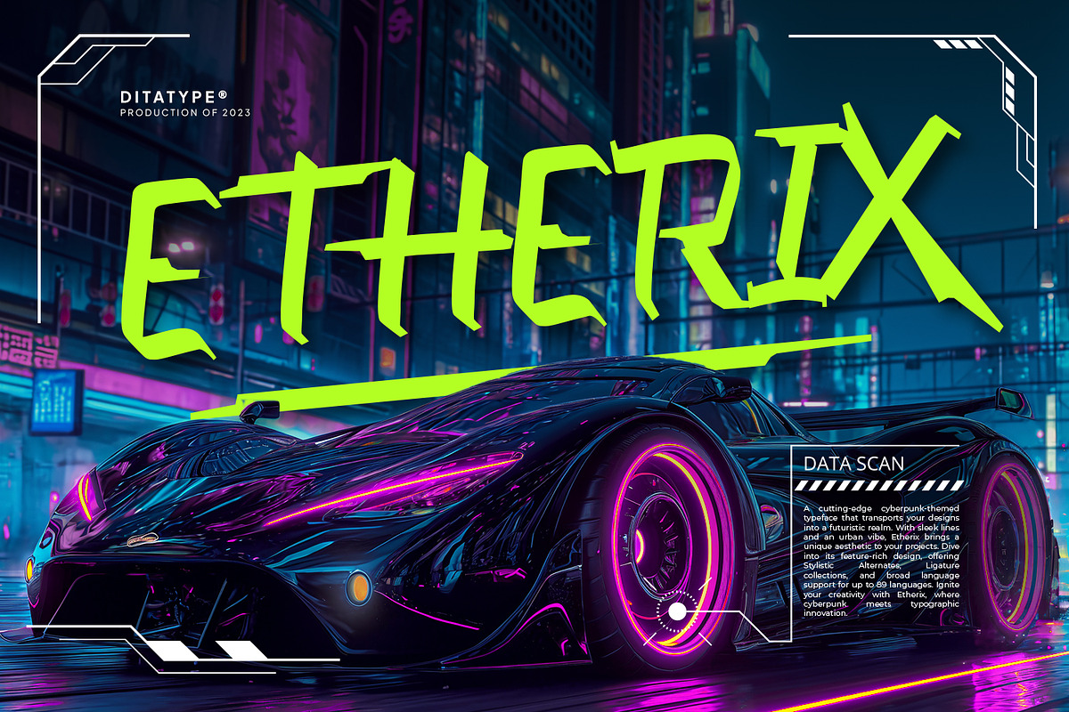 Etherix, a Symbol Font by Ditatype (Photo 1 of 11)