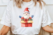 Christmas Gnomes & Gifts Clipart, an Illustration by CraftArtStudio (Thumbnail 5 of 6)