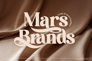 Mars Brand - Lovely Typeface