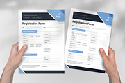 Registration Form, a Flyer Template by SquidPixey (Thumbnail 1 of 6)