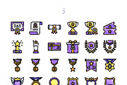 30 Reward & Badges Icon set, an Outline Icon by Just Icon (Thumbnail 2 of 3)