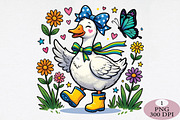 Coquette Goose Png, Mama Goose Png, an Illustration by Daily.Designs (Thumbnail 1 of 5)