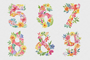Watercolor Floral Alphabet, an Object Graphic by DesignRocket (Thumbnail 7 of 8)