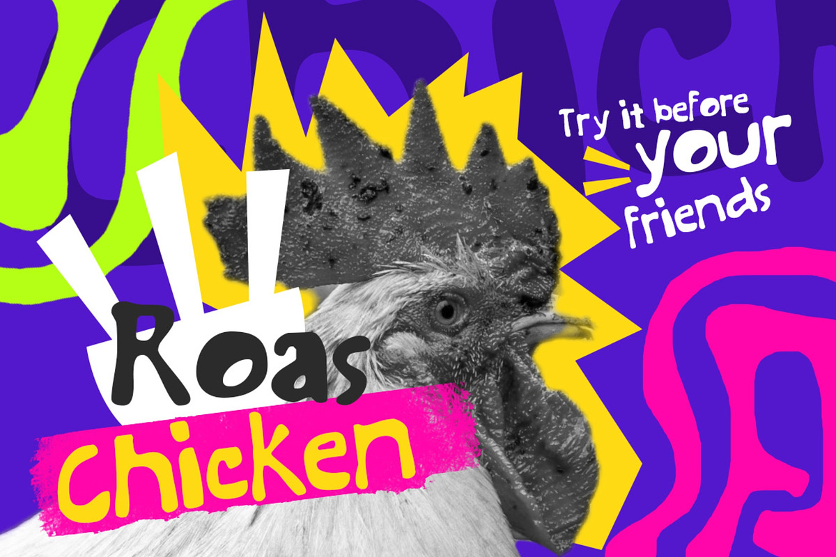 Koga - Quirky Display Font, a Handwritten Font by VASTARD STUDIO (Photo 5 of 9)