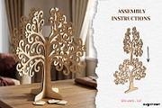 3D Family Tree Stand SVG Bundle, a Decorative Illustration by svgocean (Thumbnail 5 of 14)