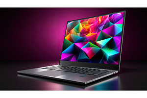 sleek tech gray background ai, a Technology Photo by pikepicture