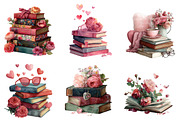 Valentine Books Sublimation Clipart, an Illustration by Designworld (Thumbnail 4 of 5)