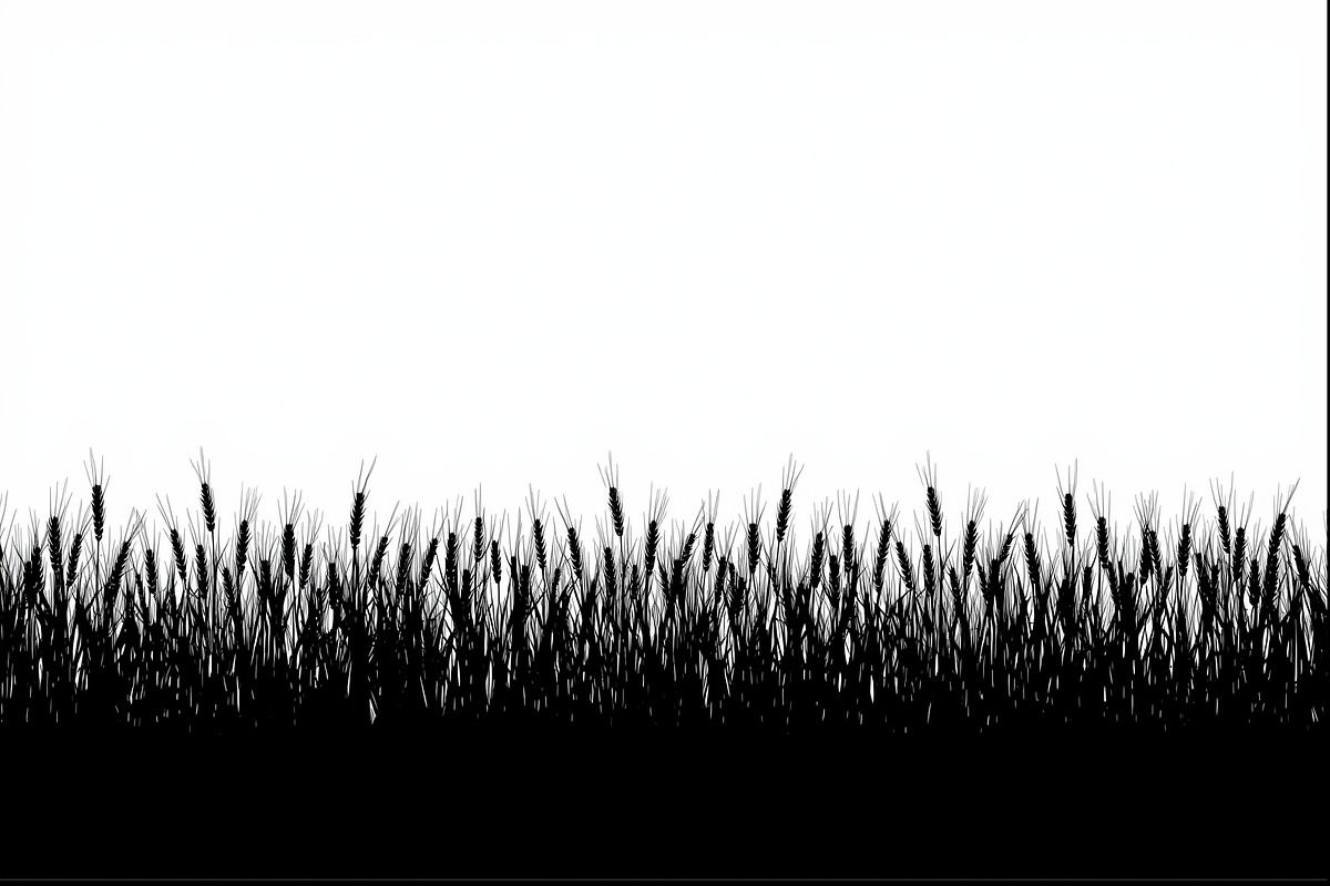 Farm Silhouette Wheat Clipart Set, an Illustration by BIPLOB EXPERT (Photo 7 of 9)