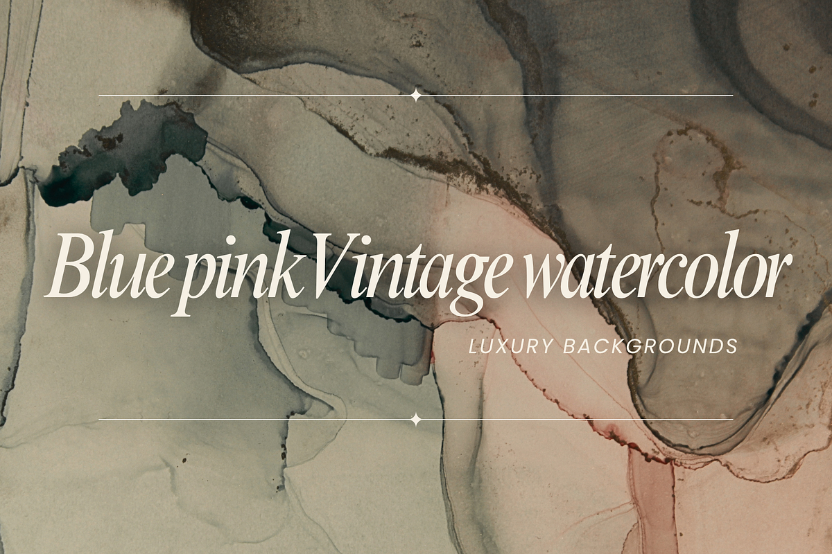 Blue pink watercolor background, a Background Graphic by Soul Art (Photo 1 of 12)