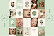 Matcha Skincare Instagram Template, a Social Media Template by Luna Studio (Thumbnail 2 of 9)