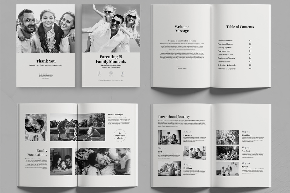 Parenting And Family Photobook, a Brochure Template by MightyDesign (Photo 2 of 6)
