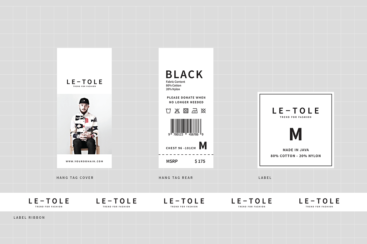 Fabric Care Icons, Label & Hang Tag, a Card Template by BOXKAYU (Photo 4 of 4)
