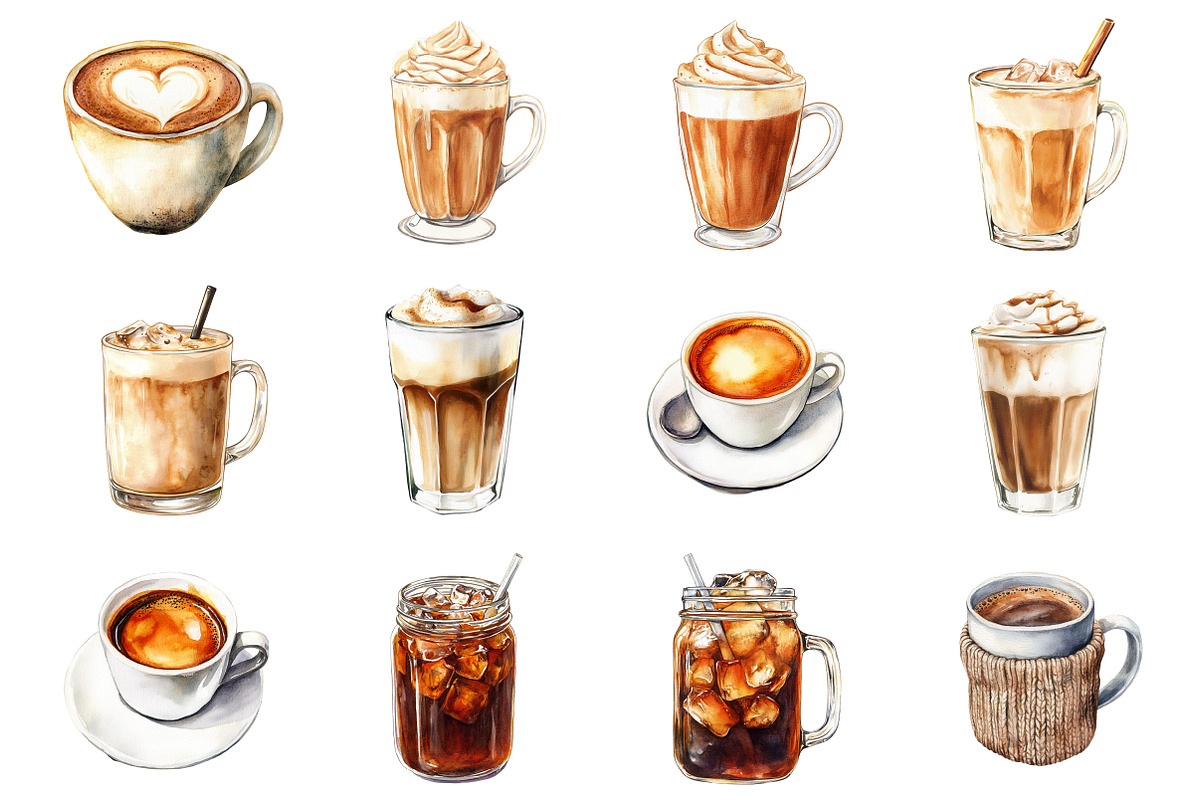 Coffee Clipart, Coffee Mug Clipart, an Illustration by Design Market (Photo 4 of 4)