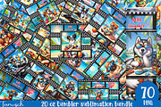 holiday dog breeds mega bundle, an Animal Illustration by TanuschArts (Thumbnail 2 of 24)