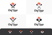 Set of Chef Logo designs concept, a Branding & Logo Template by Lucky Creative (Thumbnail 1 of 6)