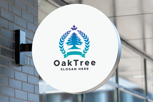 Oak Tree Fields Logo, a Branding & Logo Template by Design_Planet