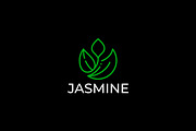 Abstract Jasmine Floral Linear Logo, a Branding & Logo Template by Signatoro (Thumbnail 3 of 3)