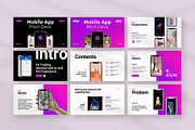 Mobile App Pitch Deck Presentation, a Presentation Template by KreateTribe (Thumbnail 5 of 5)