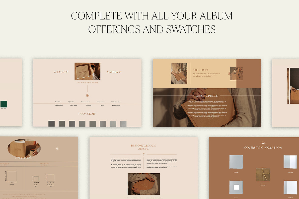 Dreamy | Album Guide Webpage, a Marketing Template by Studio Leelou (Photo 3 of 8)