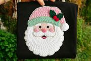 Latch Hook Yarn Crochet Pink Santa, an Illustration by Craft Nest (Thumbnail 2 of 4)
