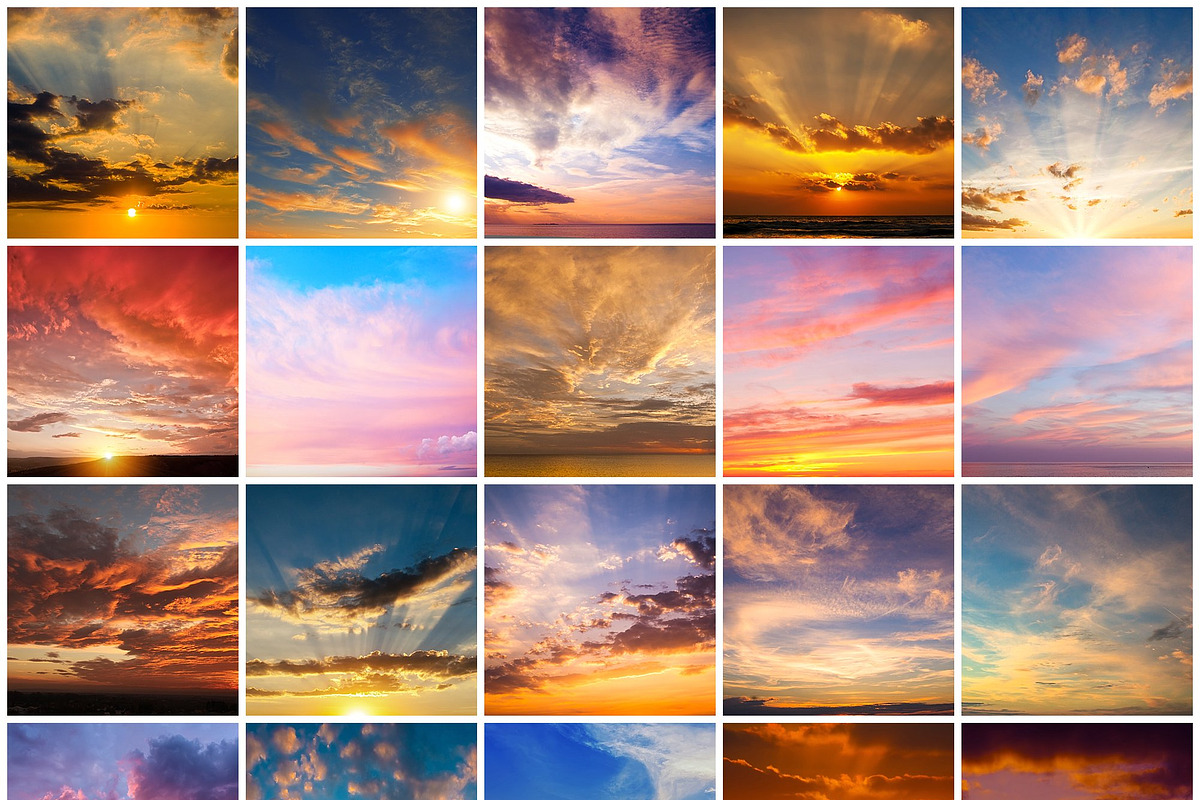 Epic Sunsets Cloud Overlays, an Action Add-On by Uplift Actions (Photo 4 of 5)