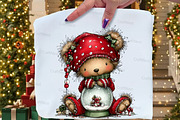 Wishmical Christmas Teddy Bear, an Illustration by Craft Nest (Thumbnail 4 of 8)