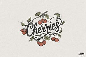 Cherries PNG, Hand Drawn Fruit, an Illustration by SharpMarketplace