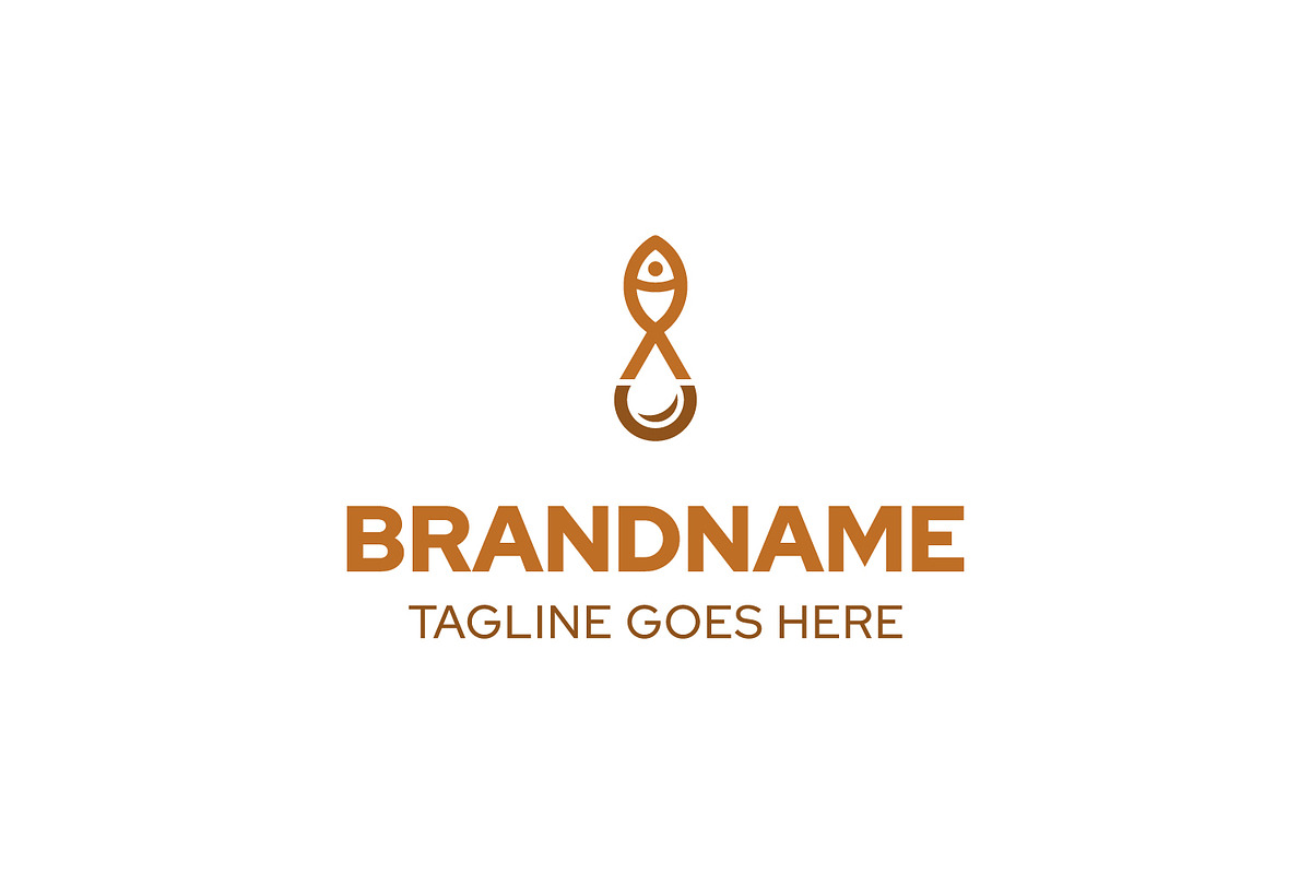Fish Oil Drop Modern Logo, a Branding & Logo Template by Pray Art Design Studio (Photo 1 of 2)