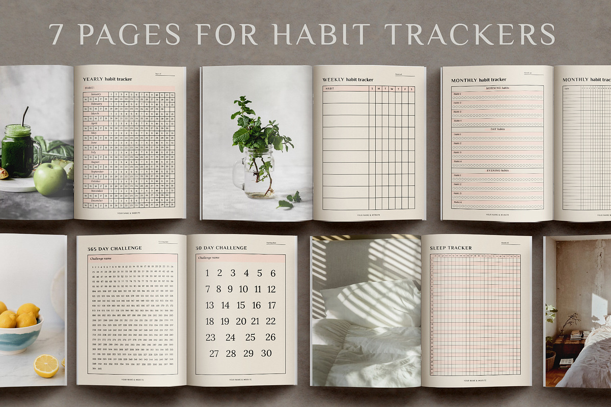 Aesthetic Planner & Calendar, a Stationery Template by Anatartan Design (Photo 20 of 27)