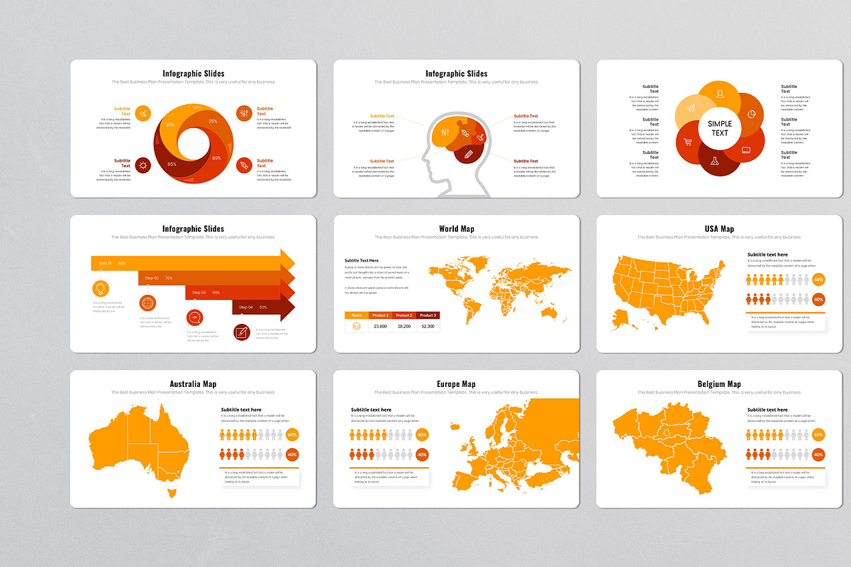Business Plan PowerPoint Template, a Presentation Template by Design Vault (Photo 7 of 8)