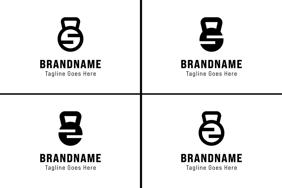 Letter S and Z Kettlebell Gym Logo, a Branding & Logo Template by Pray Art Design Studio