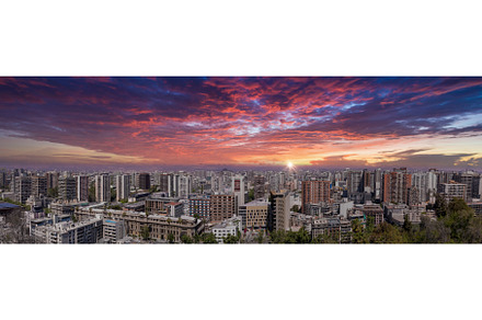 Santiago de Chile panoramic center, an Architecture Photo by Web Engine Design