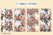 Tea Rose - Floral Patterns, a Pattern Graphic by Art Sproot (Thumbnail 4 of 8)
