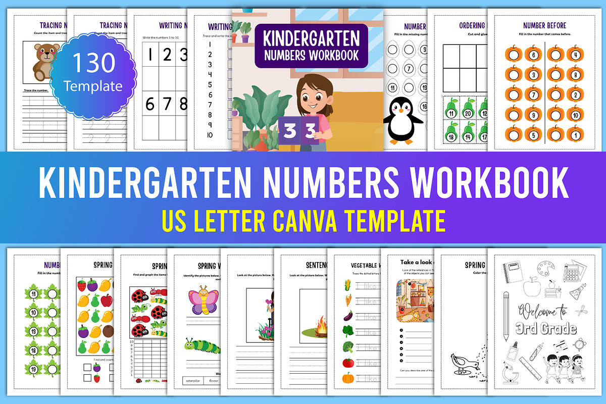 Kids Activity Book Mega Bundle, a Stationery Template by Designmela01 (Photo 5 of 9)