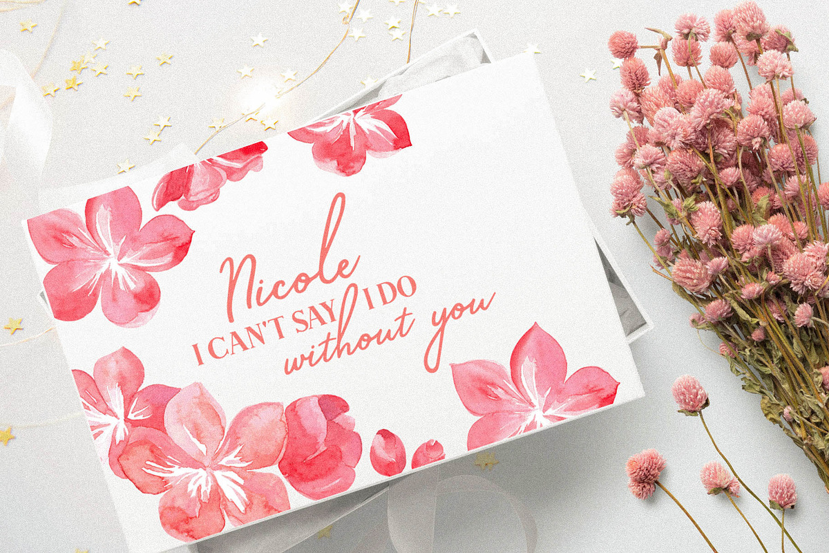 Mon Cherie Script Font preview 5