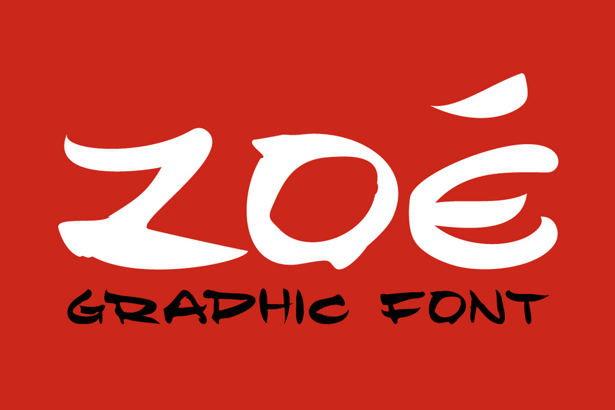 Zoé (font), a Handwritten Font by La Boite Graphique