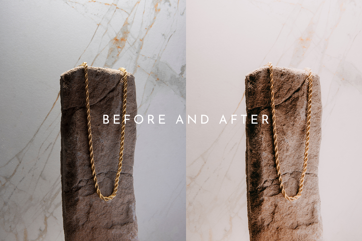 20 Products and Jewelry Presets, a Preset Add-On by Oak Digital Studios (Photo 4 of 7)