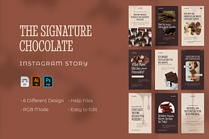 Signature Chocolate Instagram Story, a Social Media Template by VUNIRA