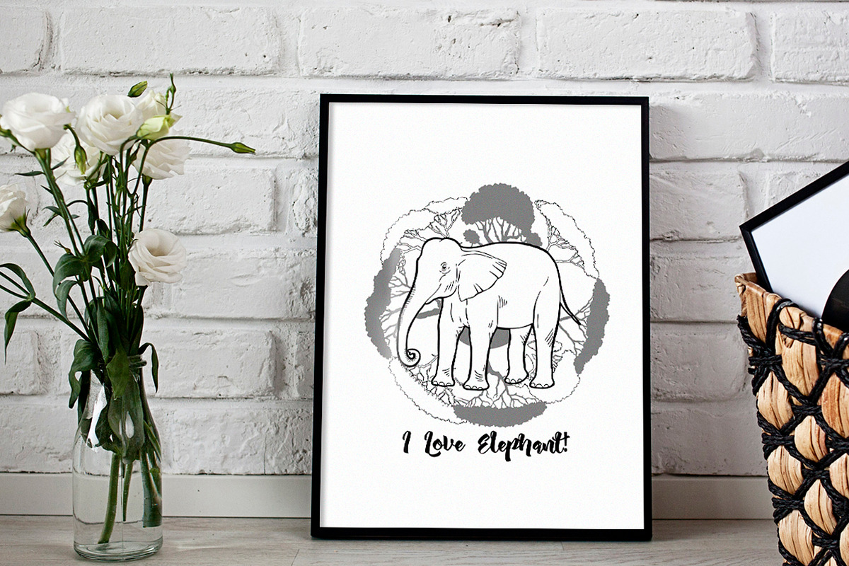 Savanna Animals clip art, an Animal Illustration by Nataliapiache (Photo 10 of 10)