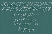 Amsthon – Handwritten Font, a Script Font by NDNL Studio (Thumbnail 7 of 8)