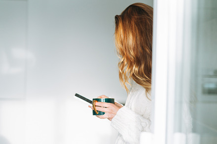 Young woman at home, a Person Photo by Galina_Zhigalova