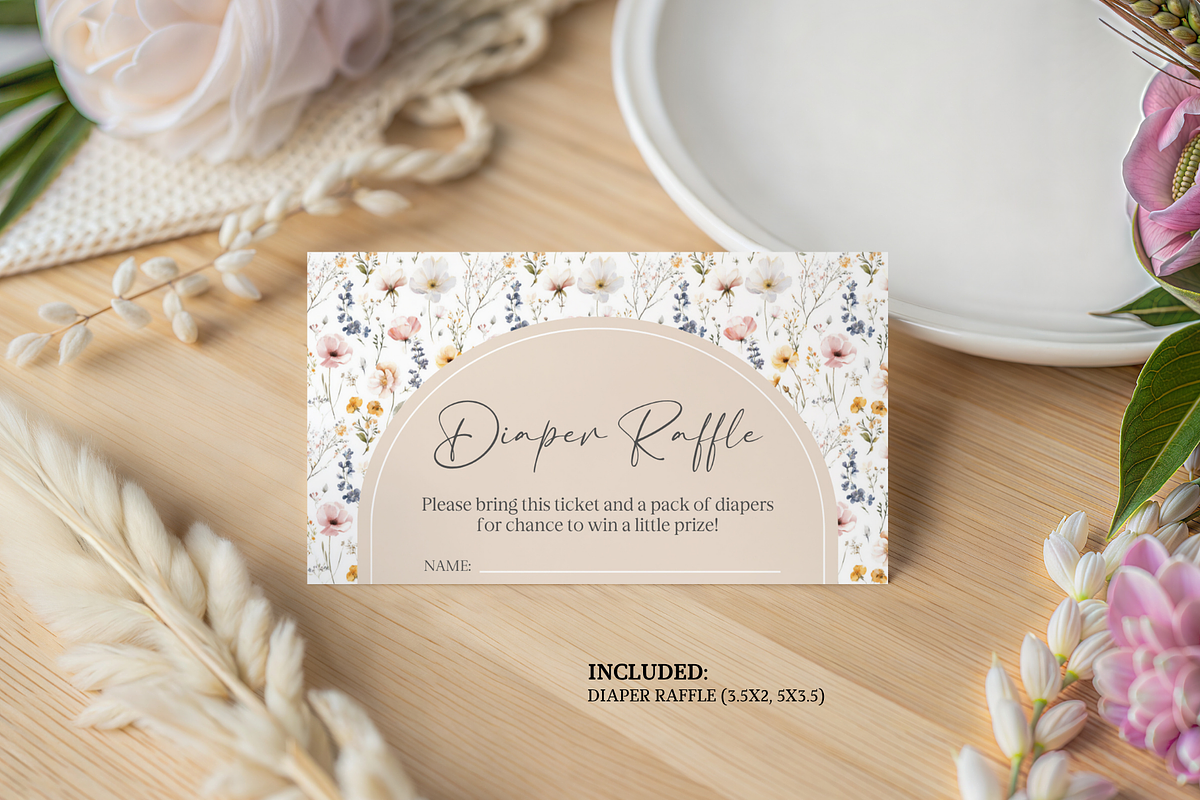 Boho Arch Floral Theme, an Invitation Template by Digital_Mind (Photo 3 of 4)