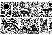 Vintage Gecko Folk Art, a Decorative Illustration by devastd (Thumbnail 22 of 27)